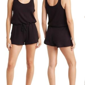 Abound Scoop Neck Sleeveless Waffle Knit Romper
